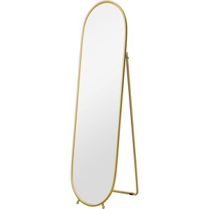 HOMCOM 40 x 160cm Full Length Mirror, Floor Standing, Wall-Mounted or Leaning Against Wall Tall Mirror w/ Support Frame Aosom UK