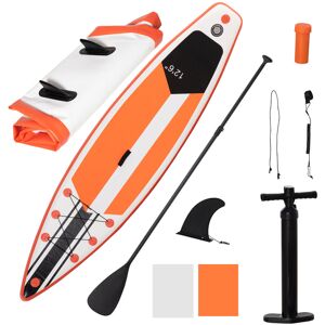 Outsunny 10'6" x 30" x 6" Inflatable Paddle Stand Up Board, Adjustable Aluminium Paddle, Non-Slip Deck Board, 320Lx76Wx15Hcm, White Aosom UK Outsunny 10'6" x 30" x 6" Inflatable Paddle Stand Up Board, Adjustable Aluminium Paddle, Non-Slip Deck Board, 320Lx76Wx15Hcm, White Aosom UK