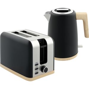 HOMCOM Kettle and Toaster Set, 1.7L 3000W Fast Boil Kettle & 2 Slice Toaster Kitchen Set, Defrost, Reheat, Auto Off, Boil-dry Protection, Black HOMCOM Kettle and Toaster Set, 1.7L 3000W Fast Boil Kettle & 2 Slice Toaster Kitchen Set, Defrost, Reheat, Auto Off, Boil-dry Protection, Black