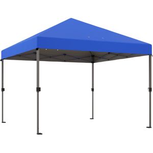 Outsunny Waterproof 3 x 3(m) Pop Up Gazebo, 1 Person Easy up Marquee Party Tent w/ 1-Button Push, Adjustable Straight Legs, Stakes, Ropes Aosom UK Outsunny Waterproof 3 x 3(m) Pop Up Gazebo, 1 Person Easy up Marquee Party Tent w/ 1-Button Push, Adjustable Straight Legs, Stakes, Ropes Aosom UK
