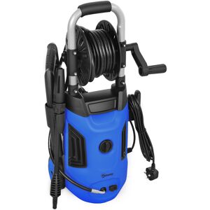 Outsunny 1800W High Pressure Washer, 150 Bar Pressure, 420 L/h Flow, Portable Power Washer Jet Wash Cleaner with Adjustable Nozzle, 6M Hose, Hose Reel, Steel Handle for Home Patio Car Driveway, Blue Outsunny 1800W High Pressure Washer, 150 Bar Pressure, 420 L/h Flow, Portable Power Washer Jet Wash Cleaner with Adjustable Nozzle, 6M Hose, Hose Reel, Steel Handle for Home Patio Car Driveway, Blue