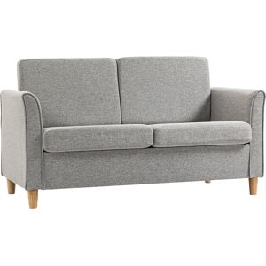 HOMCOM Compact Loveseat Sofa, Modern 2 Seater Sofa for Living Room with Wood Legs and Armrests, Cat Scratch Anti, Light Grey Aosom UK HOMCOM Compact Loveseat Sofa, Modern 2 Seater Sofa for Living Room with Wood Legs and Armrests, Cat Scratch Anti, Light Grey Aosom UK