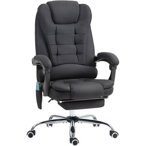 Vinsetto Executive Office Chair, 6-Zone Heated Massage, Ergonomic Recliner Desk Chair with Adjustable Footrest, Cat Scratch Anti, Black Aosom UK Vinsetto Executive Office Chair, 6-Zone Heated Massage, Ergonomic Recliner Desk Chair with Adjustable Footrest, Cat Scratch Anti, Black Aosom UK