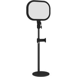 HOMCOM Selfie Light for Video Conference Lighting, Dimmable Desk Lamp with Stand Phone Holder, 5 Colour Modes & 10 Brightness Levels, Memory Function for Home Office, Recording, Video Calls, Black HOMCOM Selfie Light for Video Conference Lighting, Dimmable Desk Lamp with Stand Phone Holder, 5 Colour Modes & 10 Brightness Levels, Memory Function for Home Office, Recording, Video Calls, Black