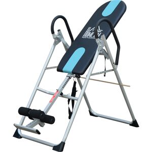 HOMCOM Foldable Gravity Inversion Table Back Therapy Home Fitness Bench Black Aosom UK HOMCOM Foldable Gravity Inversion Table Back Therapy Home Fitness Bench Black Aosom UK