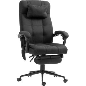 Vinsetto Office Chair with 6-point Vibration Massage and Heat, Computer Chair with Adjustable Height, Head Pillow, Footrest for Home, Black Aosom UK Vinsetto Office Chair with 6-point Vibration Massage and Heat, Computer Chair with Adjustable Height, Head Pillow, Footrest for Home, Black Aosom UK