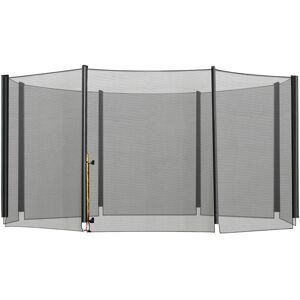 HOMCOM 13ft Trampoline Enclosure Net, Safety Barrier, Durable Mesh, Outdoor Activity, Easy Assembly Aosom UK HOMCOM 13ft Trampoline Enclosure Net, Safety Barrier, Durable Mesh, Outdoor Activity, Easy Assembly Aosom UK
