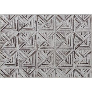 HOMCOM Modern Area Rug, Triangle Pattern Non-Slip Washable Rug, Chenille Floor Carpet for Living Room, Bedroom, Dining Room, Home Office, 290 x 200 cm, Brown HOMCOM Modern Area Rug, Triangle Pattern Non-Slip Washable Rug, Chenille Floor Carpet for Living Room, Bedroom, Dining Room, Home Office, 290 x 200 cm, Brown