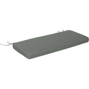 Outsunny 2-Seater Garden Bench Cushion, Loveseat Pad for Patio Swing Furniture, Indoor & Outdoor Use, Grey Outsunny 2-Seater Garden Bench Cushion, Loveseat Pad for Patio Swing Furniture, Indoor & Outdoor Use, Grey