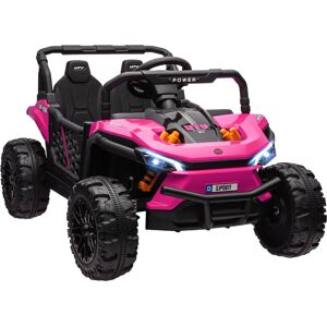 AIYAPLAY 12V Battery Powered Ride on Truck w/ Remote, Four Suspension Wheels, Horn, Lights, Music, USB, for Ages 3-5 Years, Pink AIYAPLAY 12V Battery Powered Ride on Truck w/ Remote, Four Suspension Wheels, Horn, Lights, Music, USB, for Ages 3-5 Years, Pink