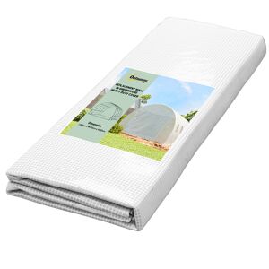Outsunny 4 x 3 x 2m Greenhouse Replacement Cover ONLY Winter Garden Plant PE Cover for Tunnel Walk-in Greenhouse with Roll-up Windows Door Outdoor, White Outsunny 4 x 3 x 2m Greenhouse Replacement Cover ONLY Winter Garden Plant PE Cover for Tunnel Walk-in Greenhouse with Roll-up Windows Door Outdoor, White