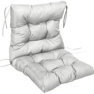 Outsunny Garden Back Chair Cushion, Comfortable Patio Seat Cushion Pad with Backrest for Outdoor & Indoor Use, Light Grey Aosom UK Outsunny Garden Back Chair Cushion, Comfortable Patio Seat Cushion Pad with Backrest for Outdoor & Indoor Use, Light Grey Aosom UK
