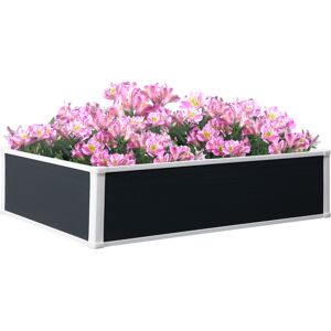 Outsunny Garden Raised Bed Planter Grow Containers for Outdoor Patio Plant Flower Vegetable Pot PP 120 x 90 x 30 cm Outsunny Garden Raised Bed Planter Grow Containers for Outdoor Patio Plant Flower Vegetable Pot PP 120 x 90 x 30 cm