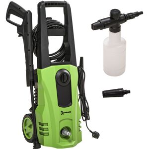 DURHAND 1800W High Pressure Washer, 150 Bar Pressure, 510 L/h Flow, High-Performance Portable Power Washer Jet Wash Cleaner for Garden, Car, Green