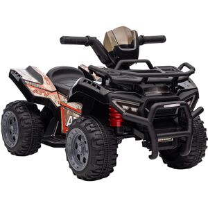 HOMCOM Kids ATV Ride-on Car, 6V Battery Powered Four Wheeler with Working Headlights, for Toddlers 18-36 Months, Black Aosom UK HOMCOM Kids ATV Ride-on Car, 6V Battery Powered Four Wheeler with Working Headlights, for Toddlers 18-36 Months, Black Aosom UK