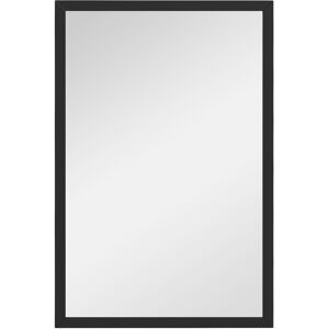 HOMCOM Wall Bathroom Mirror, 60 x 40 cm Wall-Mounted Mirror for Living Room, Bedroom, Hallway, Black Aosom UK HOMCOM Wall Bathroom Mirror, 60 x 40 cm Wall-Mounted Mirror for Living Room, Bedroom, Hallway, Black Aosom UK