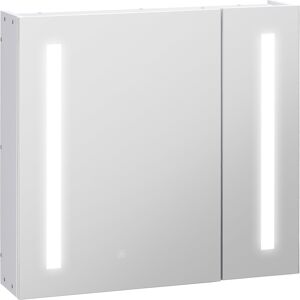 kleankin Illuminated Bathroom Cabinet: Wall-Mounted with LED Mirror, Adjustable Shelf, Touch Switch, USB Charging, Pristine White Aosom UK kleankin Illuminated Bathroom Cabinet: Wall-Mounted with LED Mirror, Adjustable Shelf, Touch Switch, USB Charging, Pristine White Aosom UK