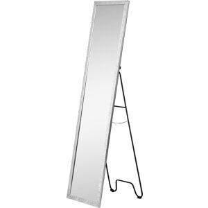 HOMCOM Full-Length Free Standing Dressing Mirror with PS Frame, Bedroom and Living Room, White HOMCOM Full-Length Free Standing Dressing Mirror with PS Frame, Bedroom and Living Room, White