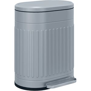 HOMCOM 20 Litre Pedal Bin, Fingerprint Proof Kitchen Bin w/ Soft-close Lid, Metal Rubbish Bin w/ Foot Pedal & Removable Inner Bucket, Grey Aosom UK HOMCOM 20 Litre Pedal Bin, Fingerprint Proof Kitchen Bin w/ Soft-close Lid, Metal Rubbish Bin w/ Foot Pedal & Removable Inner Bucket, Grey Aosom UK