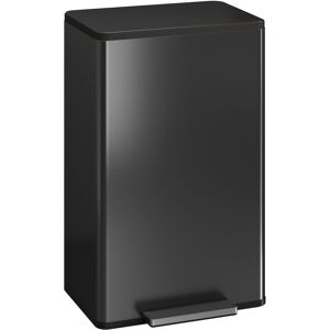 HOMCOM 45L Kitchen Bin, Pedal Bin with Soft-Close and Stay-Open Lid, Removable Inner Bucket, Odor Control for Kitchen, Office HOMCOM 45L Kitchen Bin, Pedal Bin with Soft-Close and Stay-Open Lid, Removable Inner Bucket, Odor Control for Kitchen, Office