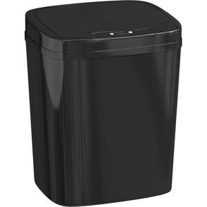 HOMCOM 15L Sensor Bin, Automatic Touchless Kitchen Bin, Easy Clean, Battery Operated for Home Office, Bedroom, Bathroom, Black HOMCOM 15L Sensor Bin, Automatic Touchless Kitchen Bin, Easy Clean, Battery Operated for Home Office, Bedroom, Bathroom, Black