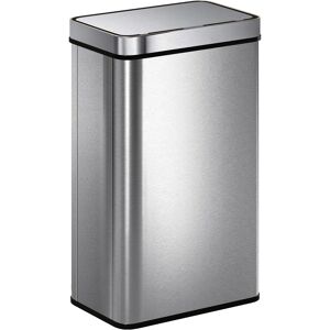 HOMCOM 60 L Sensor Can, Sensor Bin with Soft-Close Lid, Fingerprint-Proof Stainless Steel, Silver Tone HOMCOM 60 L Sensor Can, Sensor Bin with Soft-Close Lid, Fingerprint-Proof Stainless Steel, Silver Tone