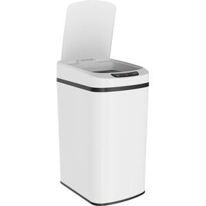 HOMCOM 12L Sensor Bin, Automatic Touchless Motion Sensor Kitchen Bin with Fingerprint Resistant Stainless Steel, White HOMCOM 12L Sensor Bin, Automatic Touchless Motion Sensor Kitchen Bin with Fingerprint Resistant Stainless Steel, White
