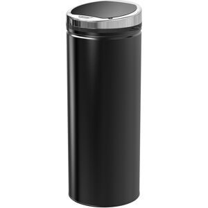 HOMCOM 50L Automatic Motion Sensor Rubbish Bin with Fingerprint Resistant, Stainless Steel, Black HOMCOM 50L Automatic Motion Sensor Rubbish Bin with Fingerprint Resistant, Stainless Steel, Black