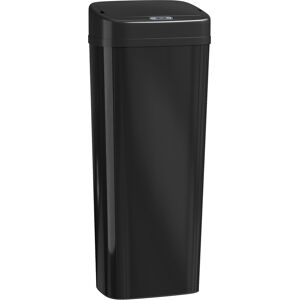 HOMCOM 50L Stainless Steel Sensor Bin - Black HOMCOM 50L Stainless Steel Sensor Bin - Black