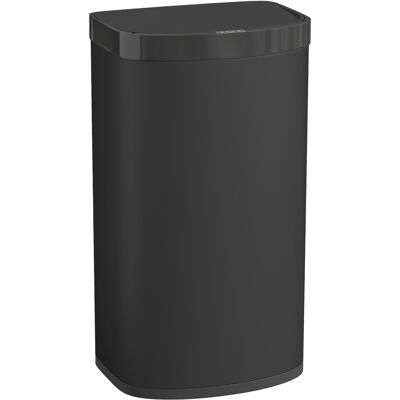 HOMCOM 55L Sensor Bin with Soft-Close Lid, Automatic Touchless Motion Sensor Kitchen Bin with Fingerprint Resistant Stainless Steel for Hygienic Gyms, Home Office Use, Black HOMCOM 55L Sensor Bin with Soft-Close Lid, Automatic Touchless Motion Sensor Kitchen Bin with Fingerprint Resistant Stainless Steel for Hygienic Gyms, Home Office Use, Black