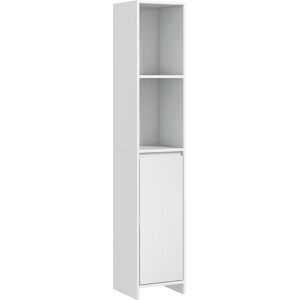 HOMCOM White Bathroom Storage Cabinet - Narrow, Tall & Slim HOMCOM White Bathroom Storage Cabinet - Narrow, Tall & Slim