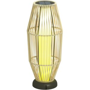 Outsunny Garden Rattan Lamp, 72 cm Tall Solar Rattan Floor Lamp, Solar Garden Light with Auto On/Off LED, IP44 for Outdoor, Porch, Pathway, Terrace, Grey Outsunny Garden Rattan Lamp, 72 cm Tall Solar Rattan Floor Lamp, Solar Garden Light with Auto On/Off LED, IP44 for Outdoor, Porch, Pathway, Terrace, Grey