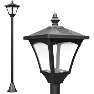 Outsunny Outdoor Solar Powered Post Lamp Sensor Dimmable LED Lantern Bollard Pathway 1.2M Tall – Black Aosom UK Outsunny Outdoor Solar Powered Post Lamp Sensor Dimmable LED Lantern Bollard Pathway 1.2M Tall – Black Aosom UK