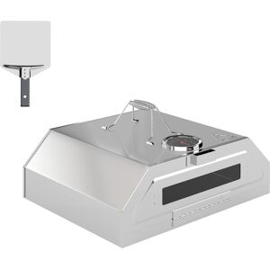 Outsunny 8 in Portable Stainless Steel BBQ Grill Top Pizza Oven with Built-in Thermometer and Viewing Window for Gas and Charcoal BBQ Grills, Includes Carry Handles, Pizza Stone and Peel, Silver Tone Outsunny 8 in Portable Stainless Steel BBQ Grill Top Pizza Oven with Built-in Thermometer and Viewing Window for Gas and Charcoal BBQ Grills, Includes Carry Handles, Pizza Stone and Peel, Silver Tone