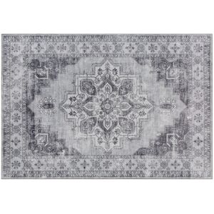 HOMCOM Vintage Area Rug, Non-Slip Washable Rug, Flannel Floor Carpet for Living Room, Bedroom, Dining Room, Home Office, 290 x 200 cm, Grey HOMCOM Vintage Area Rug, Non-Slip Washable Rug, Flannel Floor Carpet for Living Room, Bedroom, Dining Room, Home Office, 290 x 200 cm, Grey