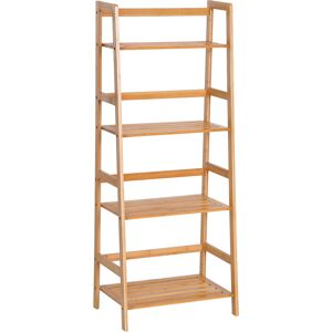 HOMCOM 4 Tier Ladder Shelf Unit Storage Unit Shelf DIY Plant Shelving Stand Holder Organiser