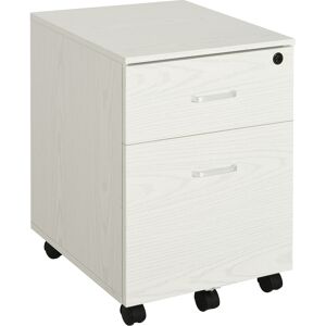 Vinsetto 2-Drawer Locking Office Filing Cabinet w/ 5 Wheels Rolling Storage Hanging Legal Letter Files Cupboard Home Organisation White Aosom UK Vinsetto 2-Drawer Locking Office Filing Cabinet w/ 5 Wheels Rolling Storage Hanging Legal Letter Files Cupboard Home Organisation White Aosom UK