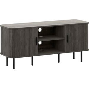 HOMCOM TV Stand Cabinet for TVs up to 55 Inches, TV Unit with Storage Shelves and Cupboard for Living Room, Grey HOMCOM TV Stand Cabinet for TVs up to 55 Inches, TV Unit with Storage Shelves and Cupboard for Living Room, Grey