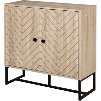 HOMCOM Storage Cabinet Adjustable Shelf Metal Frame Handles Tabletop Unique Home Style Organiser HOMCOM Storage Cabinet Adjustable Shelf Metal Frame Handles Tabletop Unique Home Style Organiser