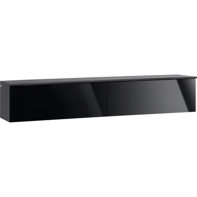 HOMCOM - Floating TV Unit - Grey/Black - TV cabinet HOMCOM - Floating TV Unit - Grey/Black - TV cabinet