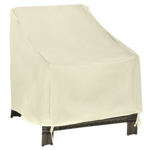 Outsunny Furniture Cover for Single Chair, Waterproof Outdoor Patio Protector, 600D Oxford Cloth, 68x87x44-77cm
