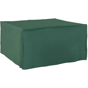 Outsunny UV Rain Protective Rattan Furniture Cover Cube Design Cover for Wicker Rattan Garden 135x135x75cm