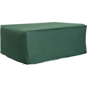 Outsunny Garden Furniture Cover, 600D Oxford Patio Set Protection, Waterproof Anti-UV, 245 x 165 x 55cm, Green