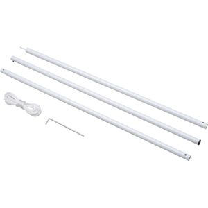 Outsunny Sail Shade Poles W/ Eye Bolt Kit