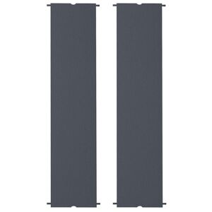 Outsunny 2 Pcs UV Protection Pergola Replacement Canopy, Pergola Shade Cover, Easy to Install, for 3 x 3(m) Pergola, Dark Grey