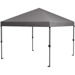 Outsunny 3 x 3(m) Pop Up Gazebo, 1 Person Easy up Marquee Party Tent with 1-Button Push, Adjustable Straight Legs, Stakes, Ropes,