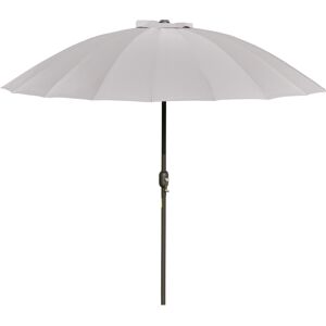 Outsunny 2.5m Adjustable Outdoor Garden Parasol Umbrella Sun Shade with Crank & Tilt, Light Grey