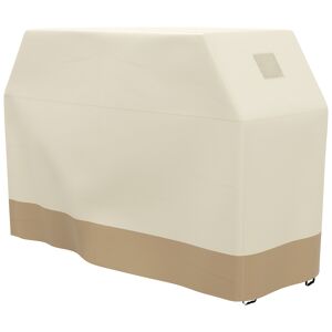 Outsunny Grill Cover, 71W x 188L cm, PU Coated, Waterproof, Protective Outdoor Cover, Beige