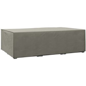 Outsunny Patio Furniture Cover: Rectangular Waterproof Protection for Table & Chairs, 222 x 155 x 67 cm, Grey Aosom UK