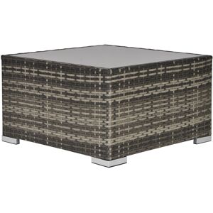 Outsunny Rattan Coffee Table Ready to Use Outdoor Furniture Suitable for Garden Backyard Deep Grey Aosom UK Outsunny Rattan Coffee Table Ready to Use Outdoor Furniture Suitable for Garden Backyard Deep Grey Aosom UK